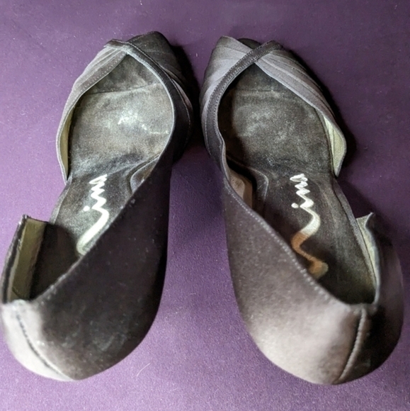 Nina Size‎ 7.5 Brown Satin Formal Heels - Picture 7 of 8